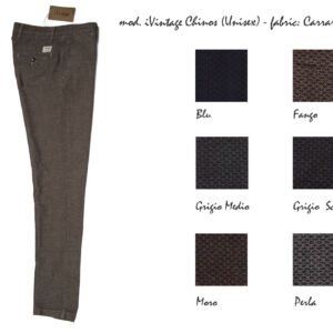 mod. IVintage Chinos (Unisex) - fabric: Carrara24